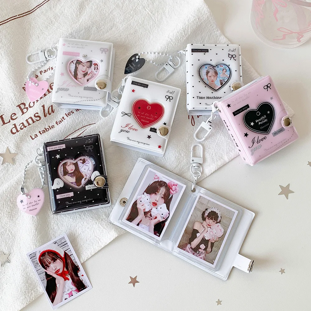 INS Style 2 Inch Love Heart Photo Album, Kpop Idol Photocard Holder, Mini Keychain Album for ID Photos & Sticker Photos
INS Style 2 Inch Love Heart Photo Album, Kpop Idol Photocard Holder, Mini Keychain Album for ID Photos & Sticker Photos
