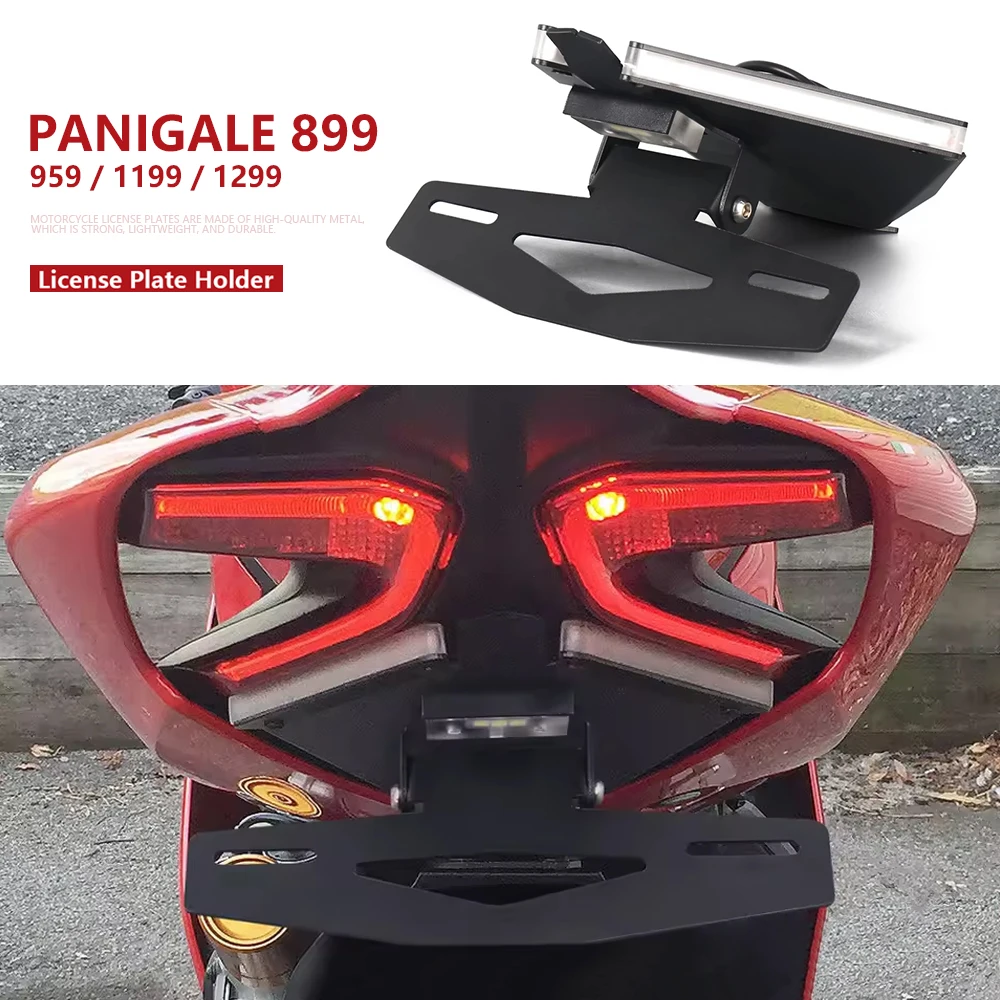 Motorcycle Accessories Tail Tidy License Plate Holder With LED Light For Ducati 899 959 1199 1299 Panigale Fender Eliminator
Motorcycle Accessories Tail Tidy License Plate Holder With LED Light For Ducati 899 959 1199 1299 Panigale Fender Eliminator