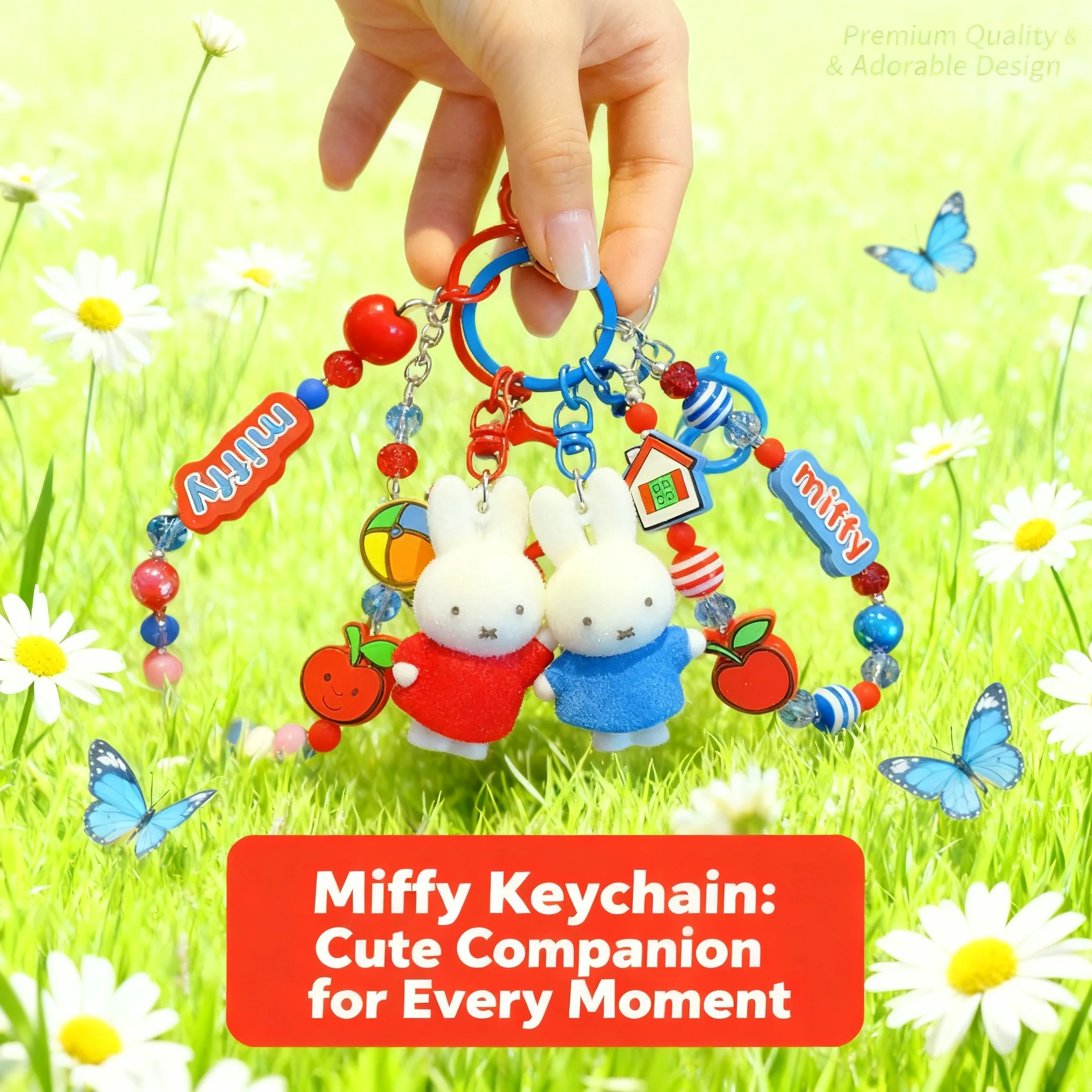 2026 New Plush Miffy Rabbit Keychain Beaded Pendant Backpack Charm Couple Cute Doll Bag Ornament
2026 New Plush Miffy Rabbit Keychain Beaded Pendant Backpack Charm Couple Cute Doll Bag Ornament