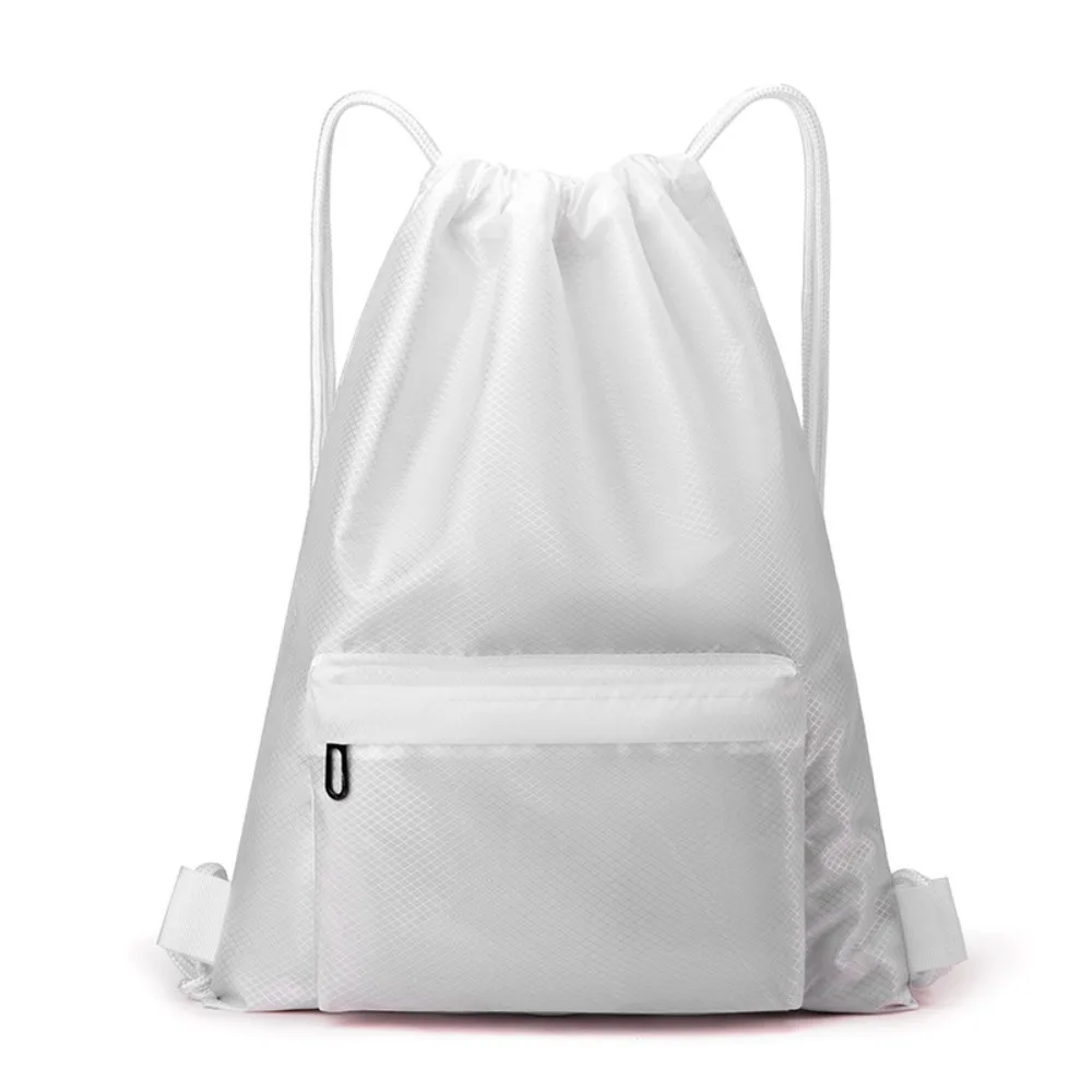 Solid Color Drawstring Gym Bag Large Capacity Waterproof Sports Backpack Lightweight Adjustable Straps Training Backpack Unisex
Solid Color Drawstring Gym Bag Large Capacity Waterproof Sports Backpack Lightweight Adjustable Straps Training Backpack Unisex
