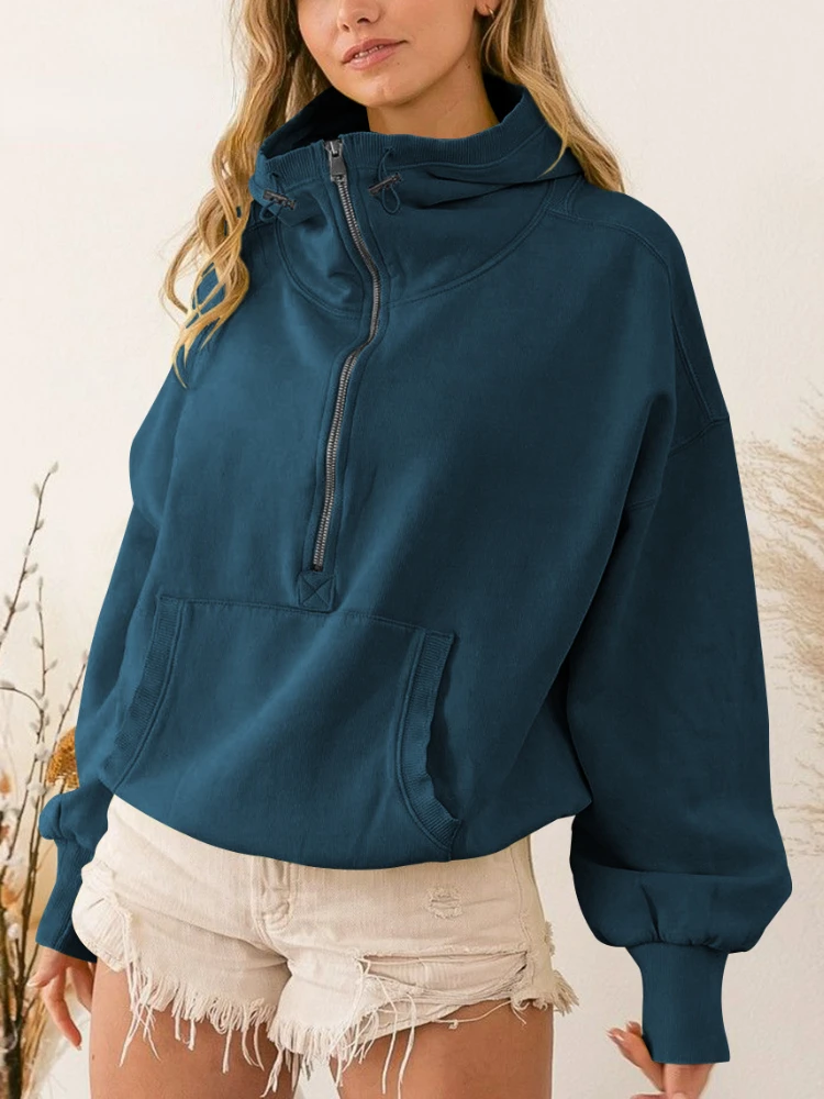 Sweatshirt for Women Autumn Winter Y2k Zip Up Hoodie Women Korean Long Sleeve Tops Thick Warm Casual Loose Oversized Pullovers
Sweatshirt for Women Autumn Winter Y2k Zip Up Hoodie Women Korean Long Sleeve Tops Thick Warm Casual Loose Oversized Pullovers