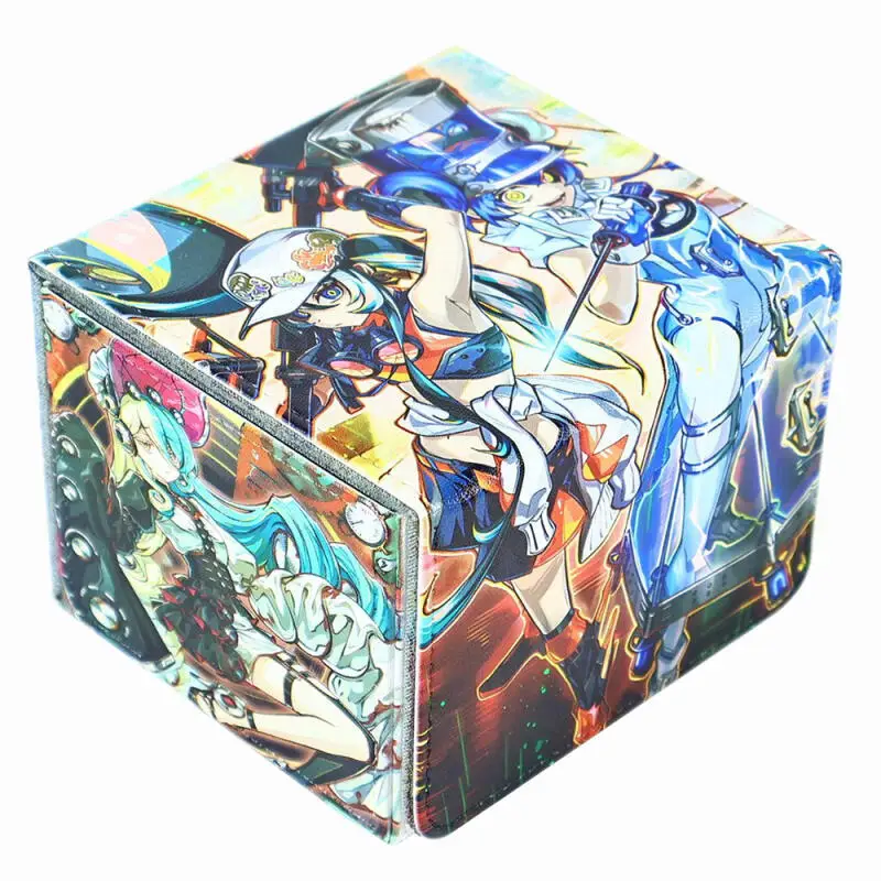 Yu-Gi-Oh! Kewl Tune Back-to-Back OPTCG DIY Large Capacity Leather Card Box Thickened Anime Game Collection Card Storage Box
Yu-Gi-Oh! Kewl Tune Back-to-Back OPTCG DIY Large Capacity Leather Card Box Thickened Anime Game Collection Card Storage Box