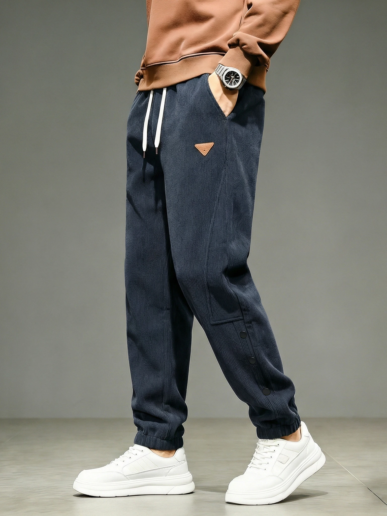 plus Size Men's Casual Pants Spring Autumn Velvet Dstring Leisure Sports Loose Fit Trousers High Waist Elastic Waisand
plus Size Men's Casual Pants Spring Autumn Velvet Dstring Leisure Sports Loose Fit Trousers High Waist Elastic Waisand