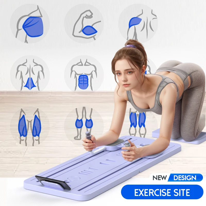 Multifunctional Pilates Abdominal Board Pelvic Muscle Trainer Gym Equipment for Home Abs Trainer Bodybuilding Agility Abs Wheel
Multifunctional Pilates Abdominal Board Pelvic Muscle Trainer Gym Equipment for Home Abs Trainer Bodybuilding Agility Abs Wheel