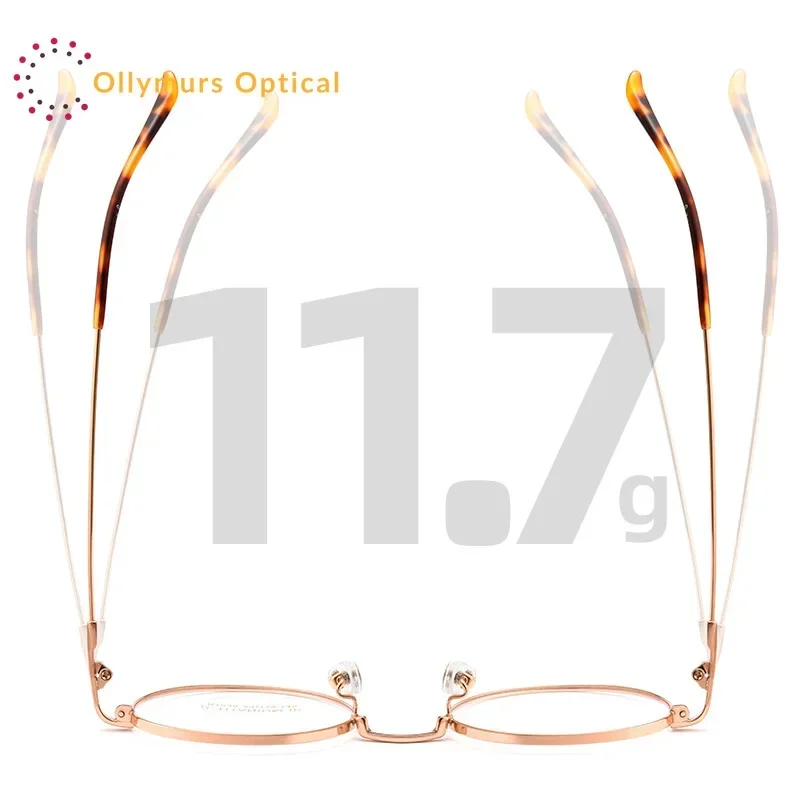 Ollymurs Women Titanium Glasse Christmas Retro Round Small Face Men ands Frame Simple Optical Prescription Eyeglasses BT038T
Ollymurs Women Titanium Glasse Christmas Retro Round Small Face Men ands Frame Simple Optical Prescription Eyeglasses BT038T