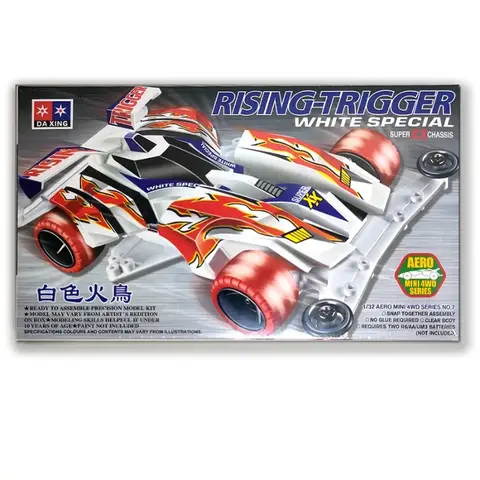 Spider king mini four-wheel drive car, 1/32 scale super assembly model car, classic spider racing toy collection & gift.