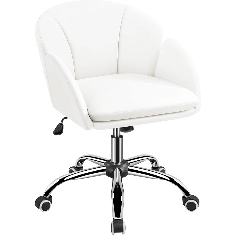 Cute Petal Desk Chair Home Office Swivel Upholstered Leather Makeup Vanity with Armrests for Bedroom Modern Computer Rolling
Cute Petal Desk Chair Home Office Swivel Upholstered Leather Makeup Vanity with Armrests for Bedroom Modern Computer Rolling