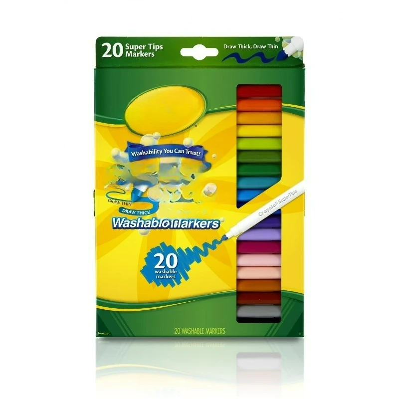 Washable Markers for Kids, 20 Ct, School Supplies, Classroom Must Haves, Bullet Journaling, Gift for Kids, Ages 3+
Washable Markers for Kids, 20 Ct, School Supplies, Classroom Must Haves, Bullet Journaling, Gift for Kids, Ages 3+