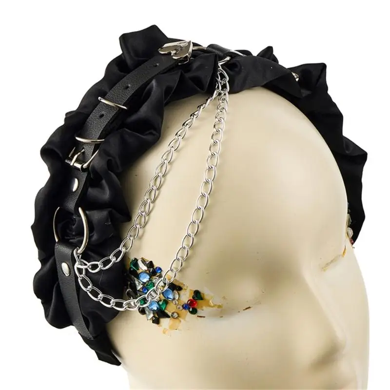 A52E Contemporary Headband With Metallic Chain Embellishment Hair Accessory
A52E Contemporary Headband With Metallic Chain Embellishment Hair Accessory