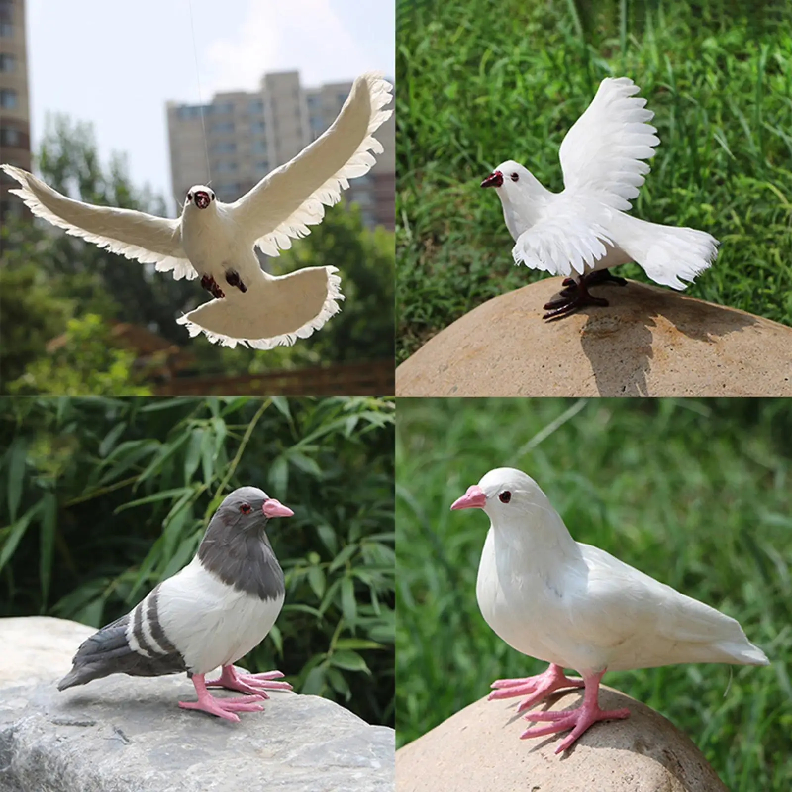 Pigeon Statue, Animal Figurine, Art Crafts, Realistic Dove Sculpture, Garden
Pigeon Statue, Animal Figurine, Art Crafts, Realistic Dove Sculpture, Garden