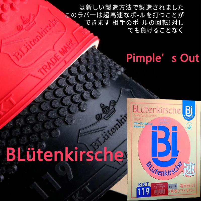 HuIESON BLütenkirsche 119 Table Tennis Rubber Sheet Pips-out Ping Pong Rubber With Sponge Strong Aggressiveness & Fast Attack
HuIESON BLütenkirsche 119 Table Tennis Rubber Sheet Pips-out Ping Pong Rubber With Sponge Strong Aggressiveness & Fast Attack