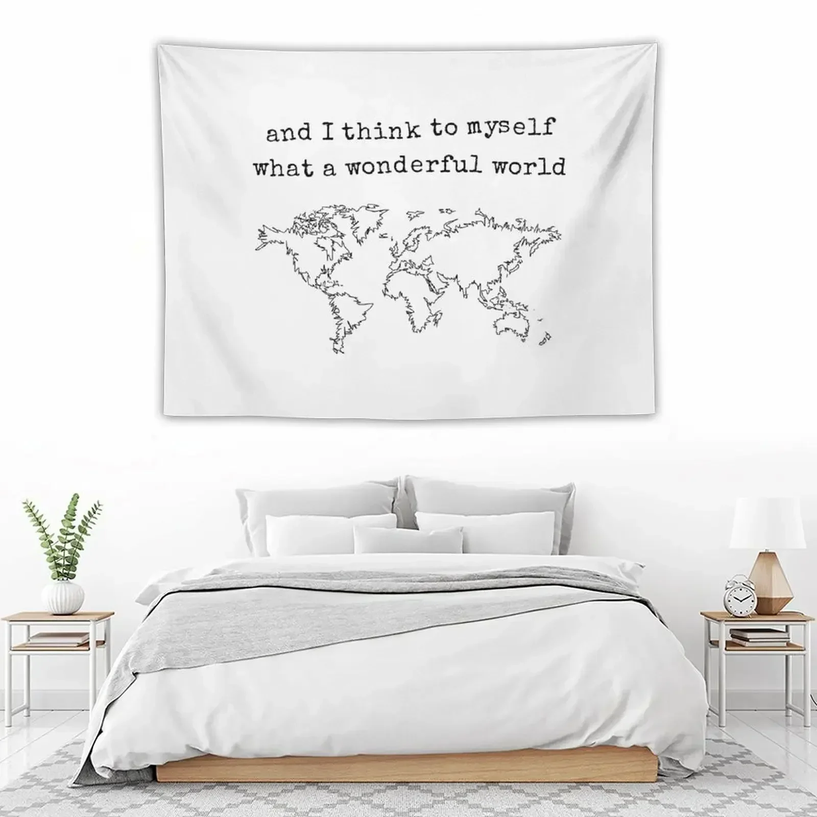 Wonderful World Tapestry Room Ornaments Wall Decoration Items For Bedroom Tapestry
Wonderful World Tapestry Room Ornaments Wall Decoration Items For Bedroom Tapestry
