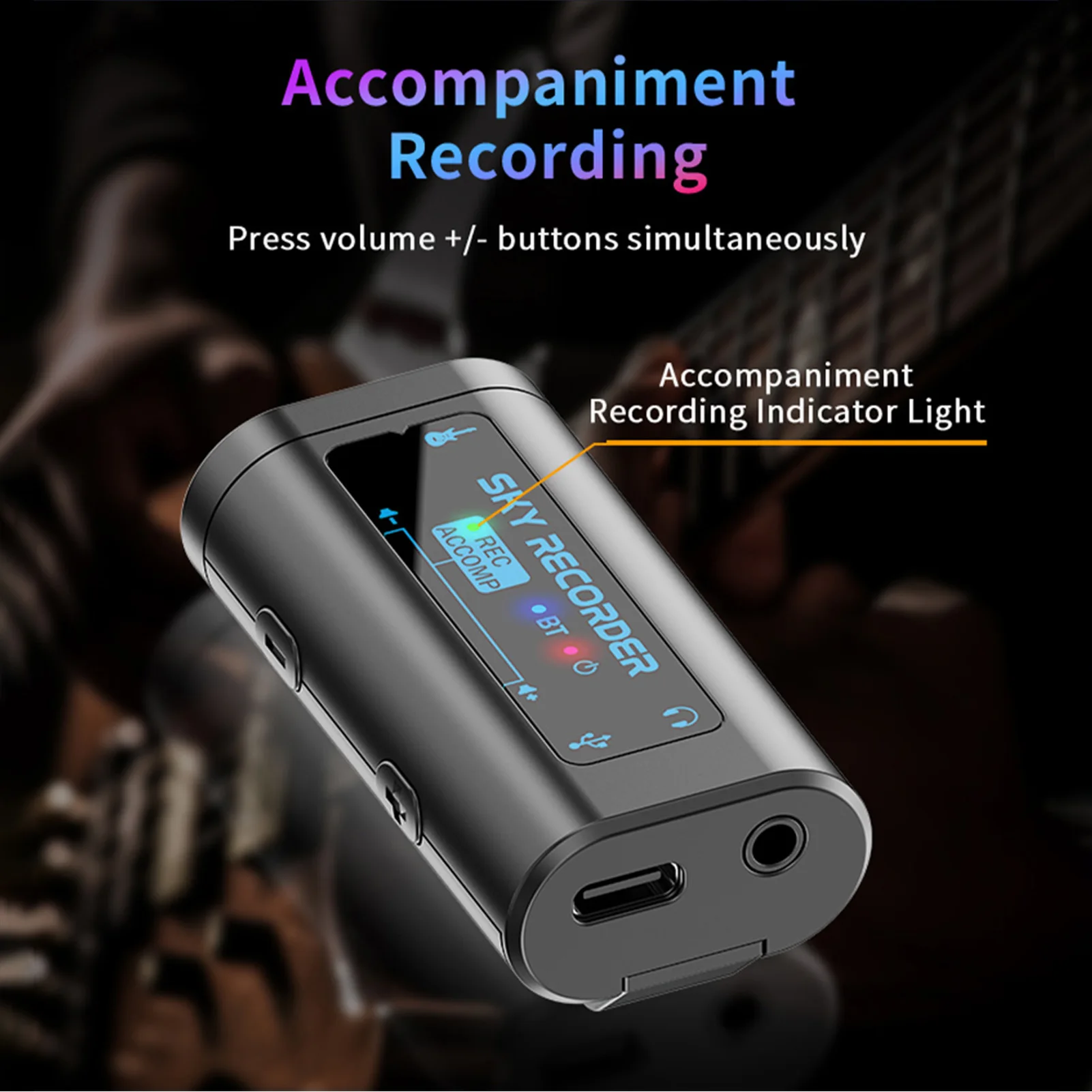 Audio Interface Portable Mini Recording Sound Card BT Accompaniment Lightweight Type-C Power Supply for Recording Live Streaming
Audio Interface Portable Mini Recording Sound Card BT Accompaniment Lightweight Type-C Power Supply for Recording Live Streaming