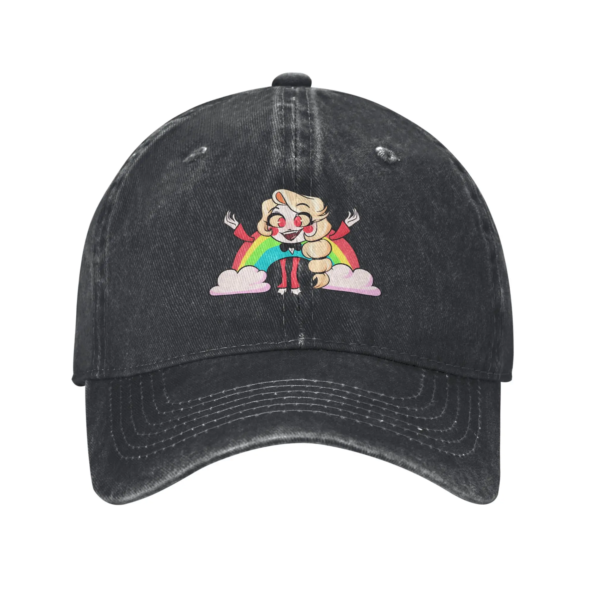 Baseball Cap Charlie Morningstar Rainbow Hazbins Hoteling Summer Vintage Trucker Hat Women Men Print Outdoor Gym Snapback Cap
Baseball Cap Charlie Morningstar Rainbow Hazbins Hoteling Summer Vintage Trucker Hat Women Men Print Outdoor Gym Snapback Cap