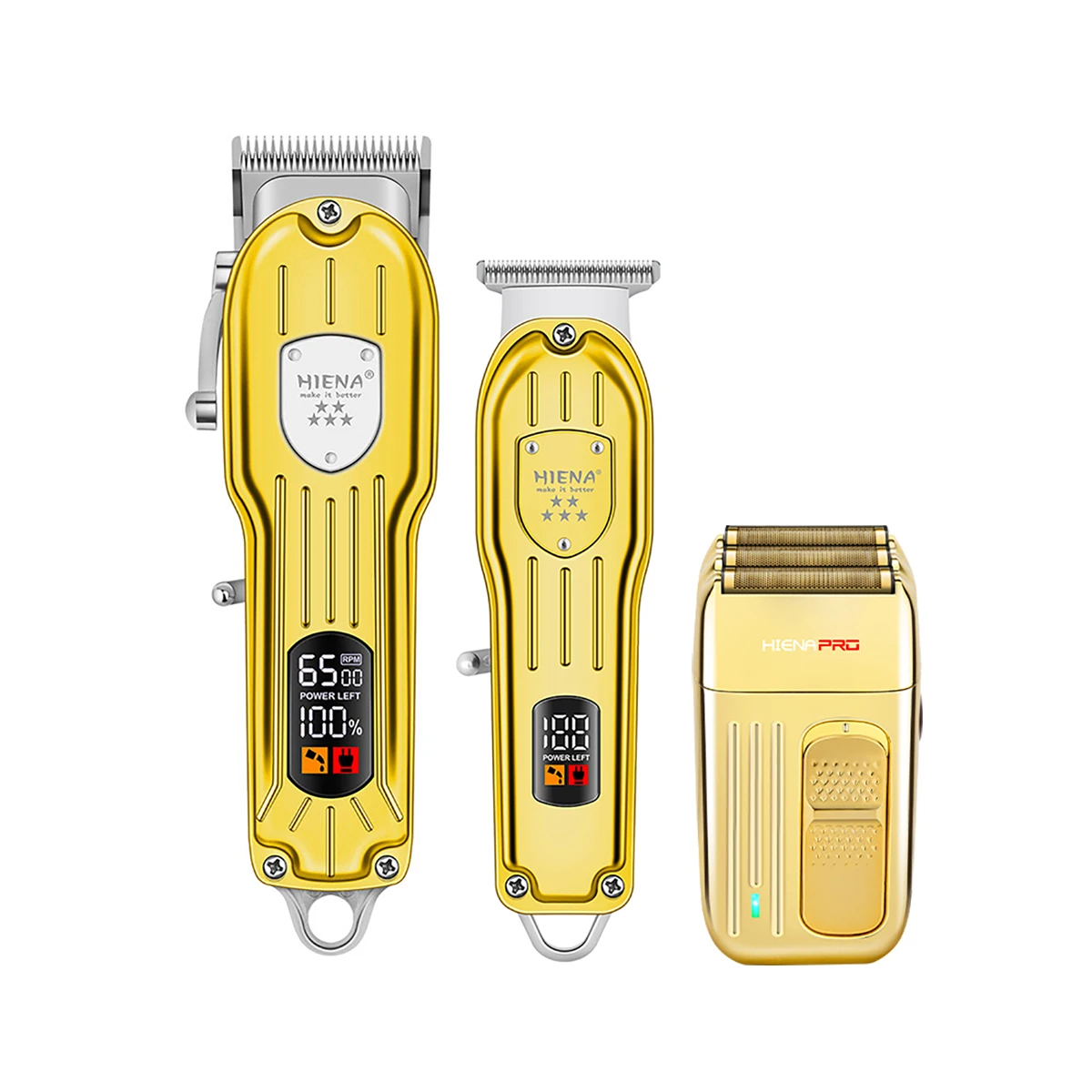 Мужской набор для ухода за волосами золотого цвета: электробритва, триммер и триммер для волос в носу. Необходимый предмет домашнего обихода. Идеальный подарок.
Мужской набор для ухода за волосами золотого цвета: электробритва, триммер и триммер для волос в носу. Необходимый предмет домашнего обихода. Идеальный подарок.