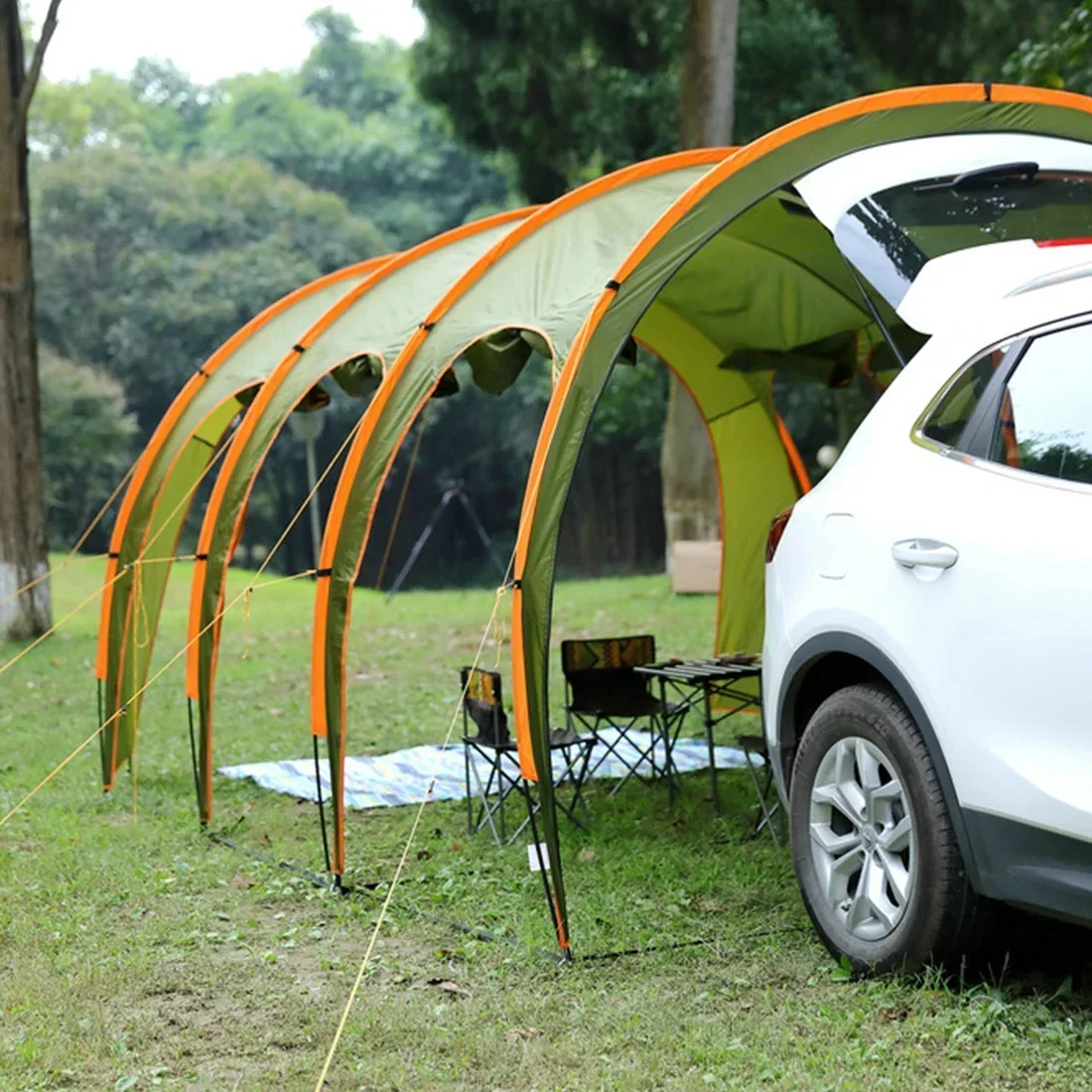 Portable Family SUV Car Rear Awning Camper Outdoor Large Tailgate Canopy Tent for Sun Shelter
Portable Family SUV Car Rear Awning Camper Outdoor Large Tailgate Canopy Tent for Sun Shelter