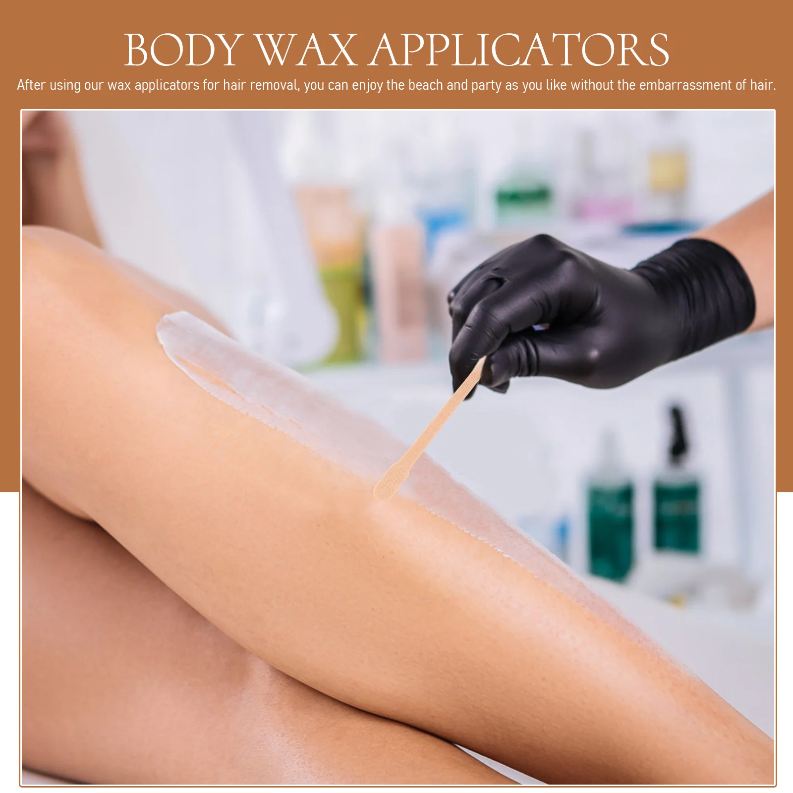 100PCS Waxing Sticks Body Hair Removal Applicators Elliptical Women Hairs Wax Rod Shape Safe Easy to Use Wax Rods
100PCS Waxing Sticks Body Hair Removal Applicators Elliptical Women Hairs Wax Rod Shape Safe Easy to Use Wax Rods