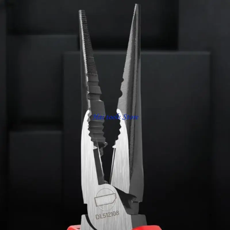 X37E 150mm Insulated Long Needle Nose Plier 1000V for Electric Vehicle, Jaw HRC58 to 62, TwoToned AntiSlip Handle
X37E 150mm Insulated Long Needle Nose Plier 1000V for Electric Vehicle, Jaw HRC58 to 62, TwoToned AntiSlip Handle