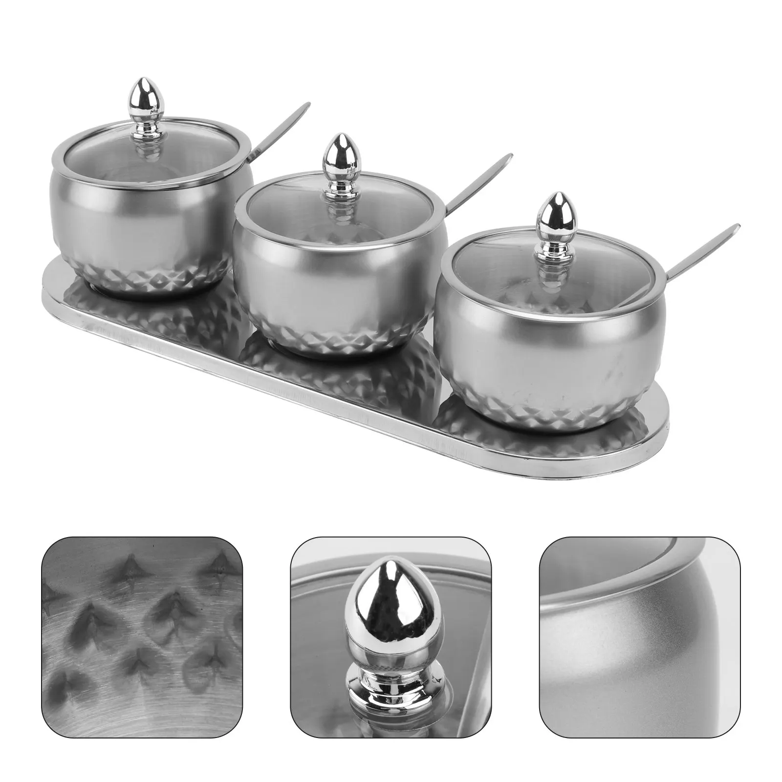 1Set Lovely Seasoning Boxes Effective Storage Presentation Method Safe Material Counter Space Saver Seasoning Jars
1Set Lovely Seasoning Boxes Effective Storage Presentation Method Safe Material Counter Space Saver Seasoning Jars
