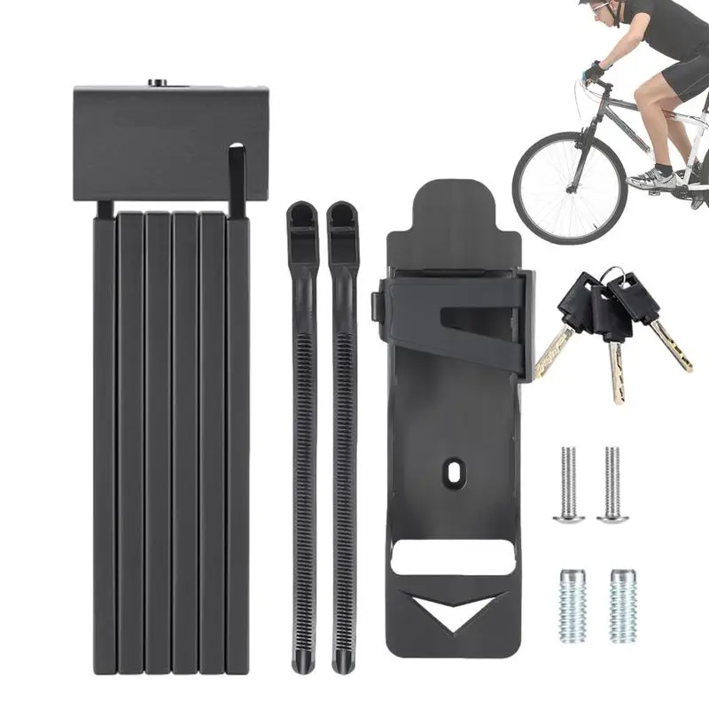 Folding Lock For Bike Metal Anti Theft Bicycle Lock Bike Lock With Key For Commuting Portable Bicycle Supplies For Travel Daily
Folding Lock For Bike Metal Anti Theft Bicycle Lock Bike Lock With Key For Commuting Portable Bicycle Supplies For Travel Daily