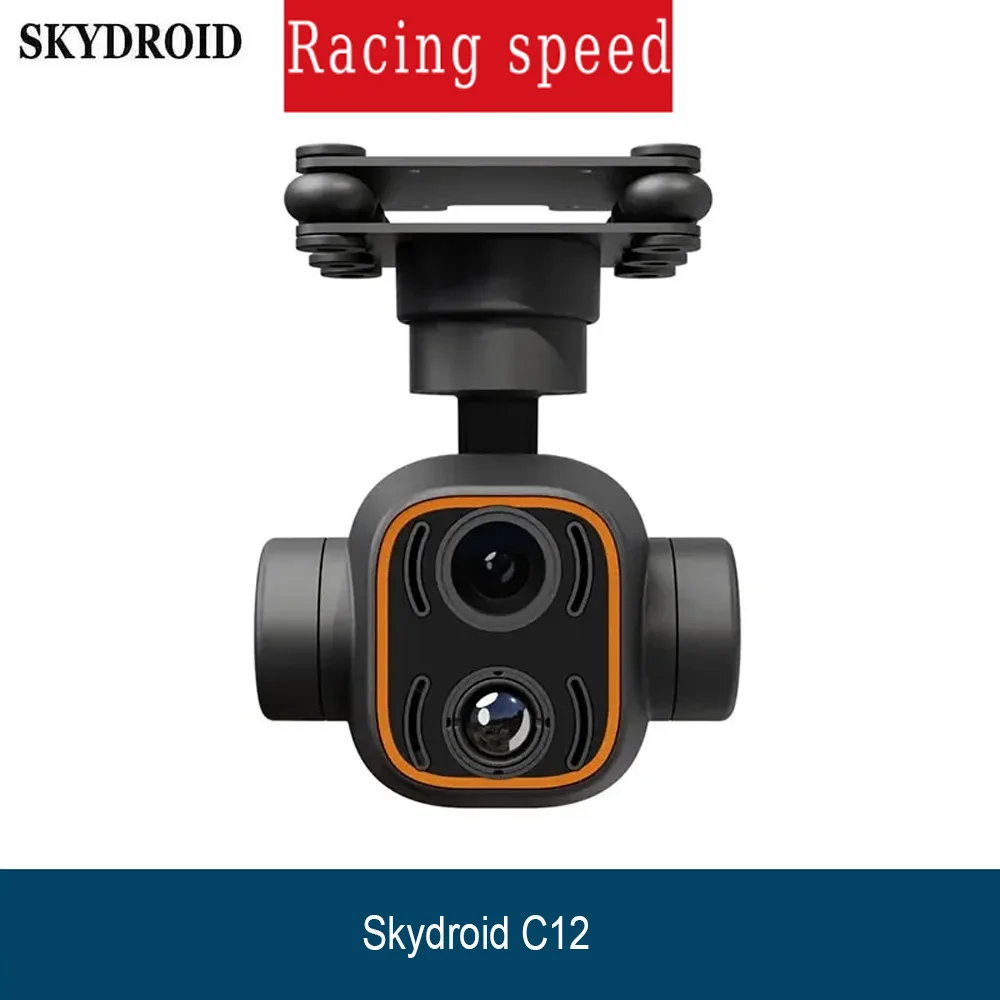 Skydroid C12 2K HD Thermal Imaging 3-Axis Gimbal Camera with Dual Light & Tracking for Drone Security Fire Rescue Operations
Skydroid C12 2K HD Thermal Imaging 3-Axis Gimbal Camera with Dual Light & Tracking for Drone Security Fire Rescue Operations