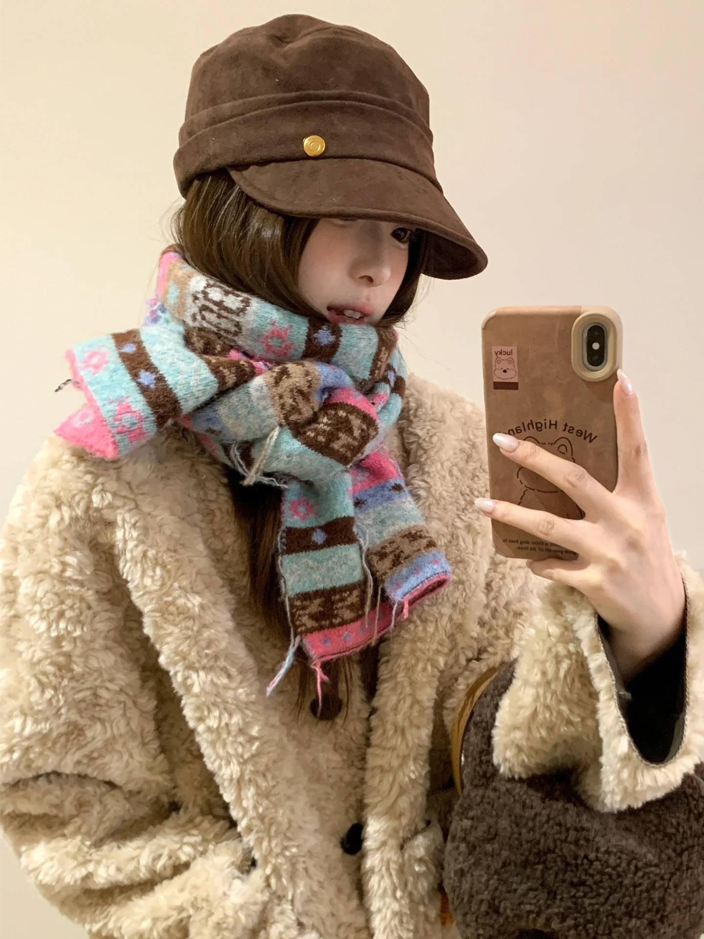 Retro Fair Lsle Wool Blend Striped Jacquard Scarf For Women Thickened Warm Knit Scarf For Autumn And
Retro Fair Lsle Wool Blend Striped Jacquard Scarf For Women Thickened Warm Knit Scarf For Autumn And