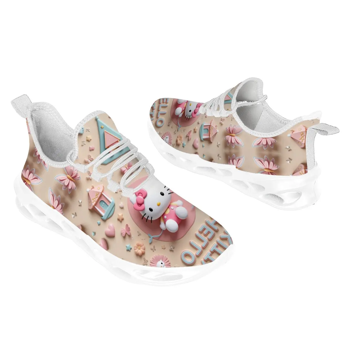 Casual Sneakers Fashion Women Disney Cute Cartoon Hello Kitty Shoe Butterflies Flowers Little Houses Print Sport Running Shoes
Casual Sneakers Fashion Women Disney Cute Cartoon Hello Kitty Shoe Butterflies Flowers Little Houses Print Sport Running Shoes