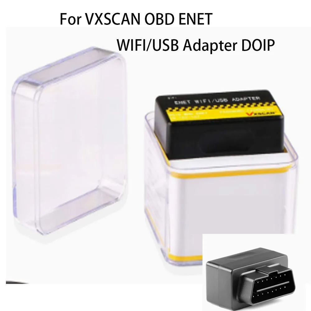 DOIP ENET WIFI & USB OBD Adapter For VXSCAN Auto Diagnostic Connector Support Car Testing, Coding, Programming for Most Vehicles
DOIP ENET WIFI & USB OBD Adapter For VXSCAN Auto Diagnostic Connector Support Car Testing, Coding, Programming for Most Vehicles