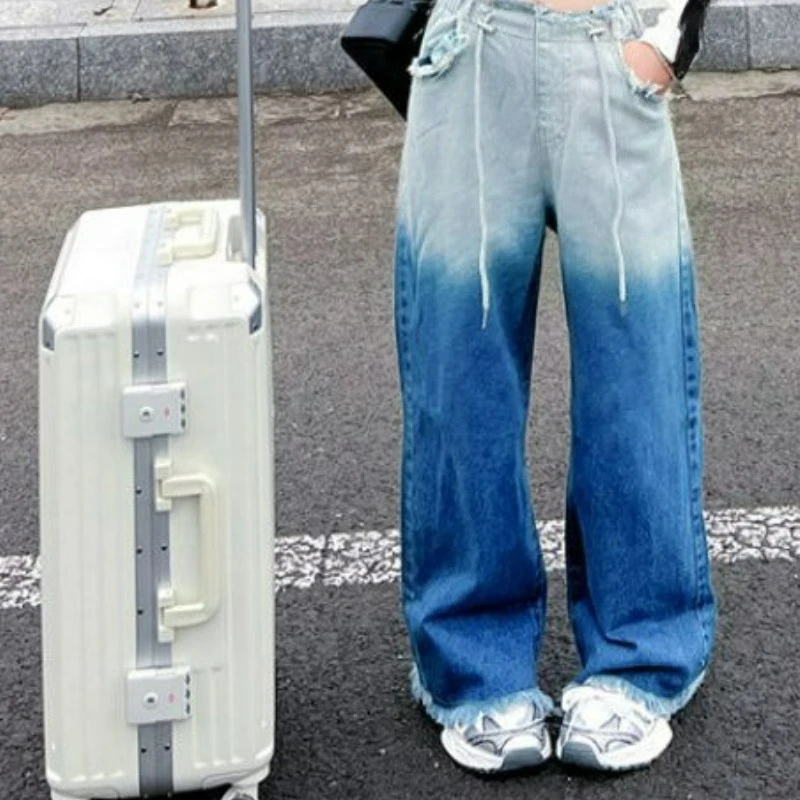 Girls' Jeans 2025 Spring and Autumn New Fashionable Street Style Casual Pants for Children Autumn Gradient Blue Pants
Girls' Jeans 2025 Spring and Autumn New Fashionable Street Style Casual Pants for Children Autumn Gradient Blue Pants