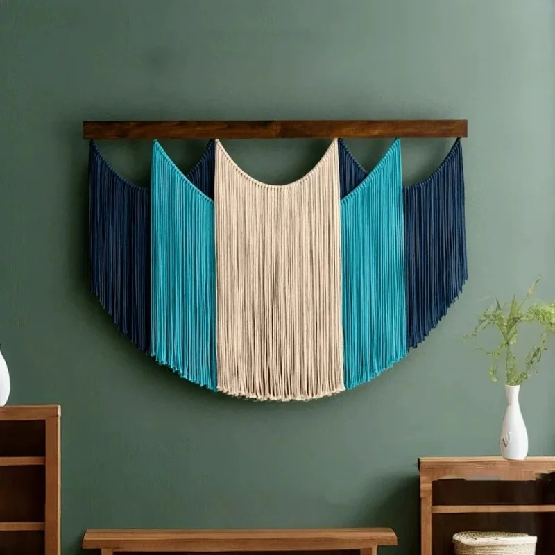 Large Handmade Macrame Wall Hanging Tapestry Nordic Style For Living Room Bedroom House Apartment Dorm Art Decor Boho Decoration
Large Handmade Macrame Wall Hanging Tapestry Nordic Style For Living Room Bedroom House Apartment Dorm Art Decor Boho Decoration
