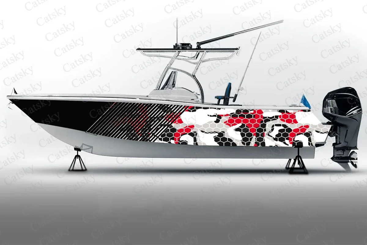 Color hexagonal camouflage honeycomb Boat Sticker Packaging Fish Boat Vinyl Waterproof Custom Marine Decal boat wrap vinyl
Color hexagonal camouflage honeycomb Boat Sticker Packaging Fish Boat Vinyl Waterproof Custom Marine Decal boat wrap vinyl