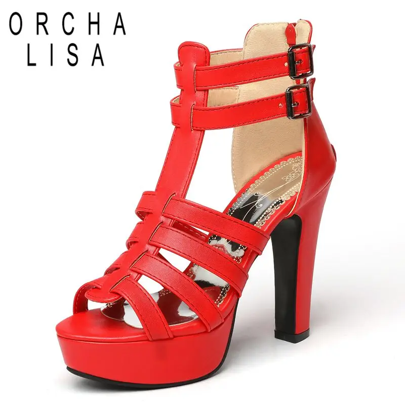 ORCHA LISA Design Женские сандалии с открытым носком на массивном каблуке 11,5 см, платформа 3,5 см, застежка-молния, пряжка, Т-образный ремешок, большой размер 48 49 50 Туфли для свиданий
ORCHA LISA Design Женские сандалии с открытым носком на массивном каблуке 11,5 см, платформа 3,5 см, застежка-молния, пряжка, Т-образный ремешок, большой размер 48 49 50 Туфли для свиданий