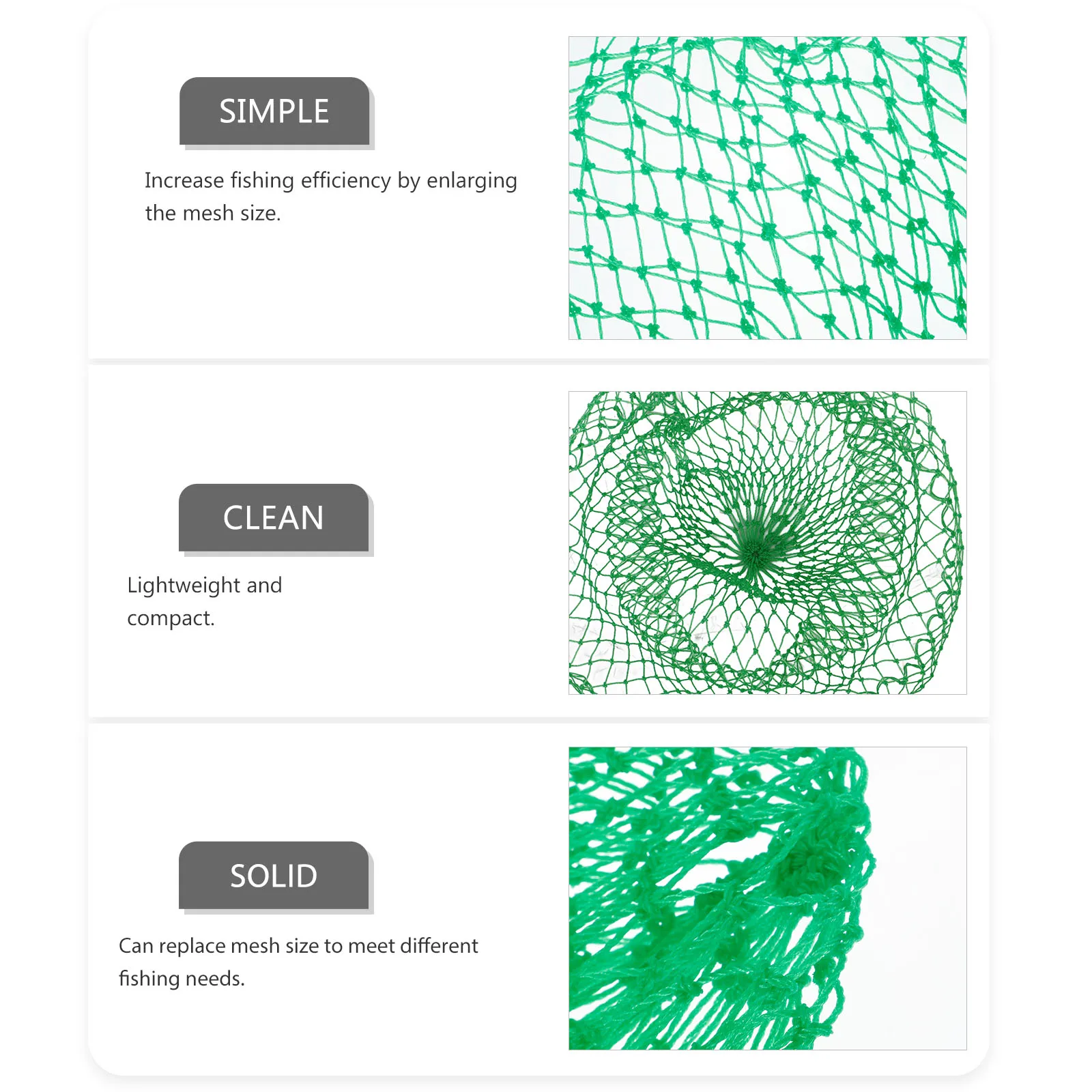 Mesh Basket for Fish Catching Replacement Fishing Net Lightweight Durable Design Ideal for Fly Fishing and Shrimp Nets
Mesh Basket for Fish Catching Replacement Fishing Net Lightweight Durable Design Ideal for Fly Fishing and Shrimp Nets