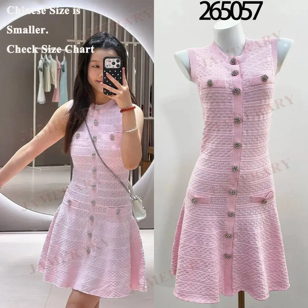 Luxury Rhinestone Summer Knitted Sweater Sheath Short Dress Women Sleeveless Vest Diamond Mini Dresses Knitwear
Luxury Rhinestone Summer Knitted Sweater Sheath Short Dress Women Sleeveless Vest Diamond Mini Dresses Knitwear