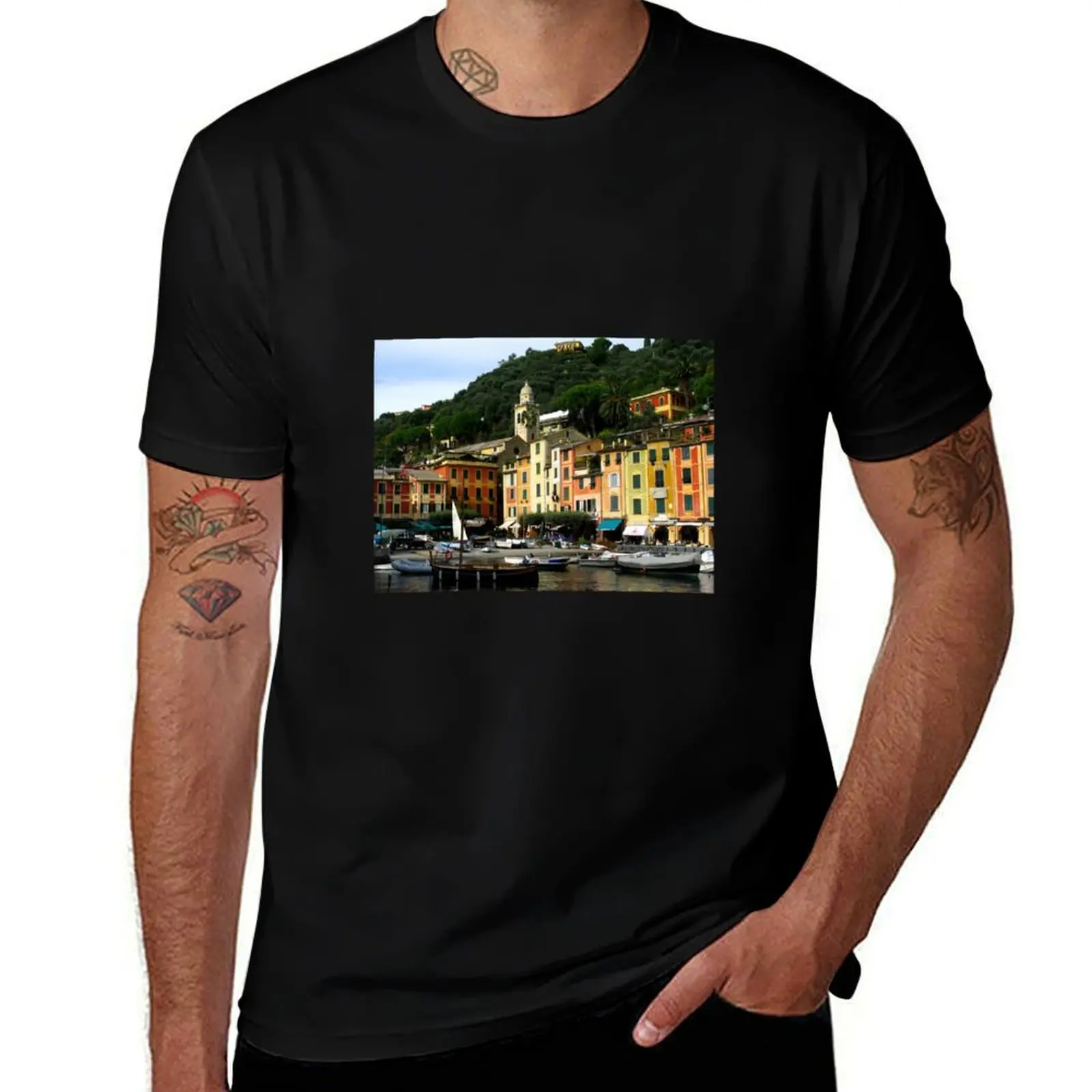 Colourful Portofino - Italy. T-Shirt vintage clothes topping funny costumes cute clothes heavyweight t shirts for men 
Colourful Portofino - Italy. T-Shirt vintage clothes topping funny costumes cute clothes heavyweight t shirts for men