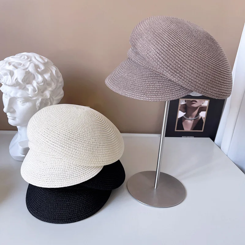Japanese star with the same cap female fashion irregular sunscreen straw hat newsboy hat casual knight hat
Japanese star with the same cap female fashion irregular sunscreen straw hat newsboy hat casual knight hat