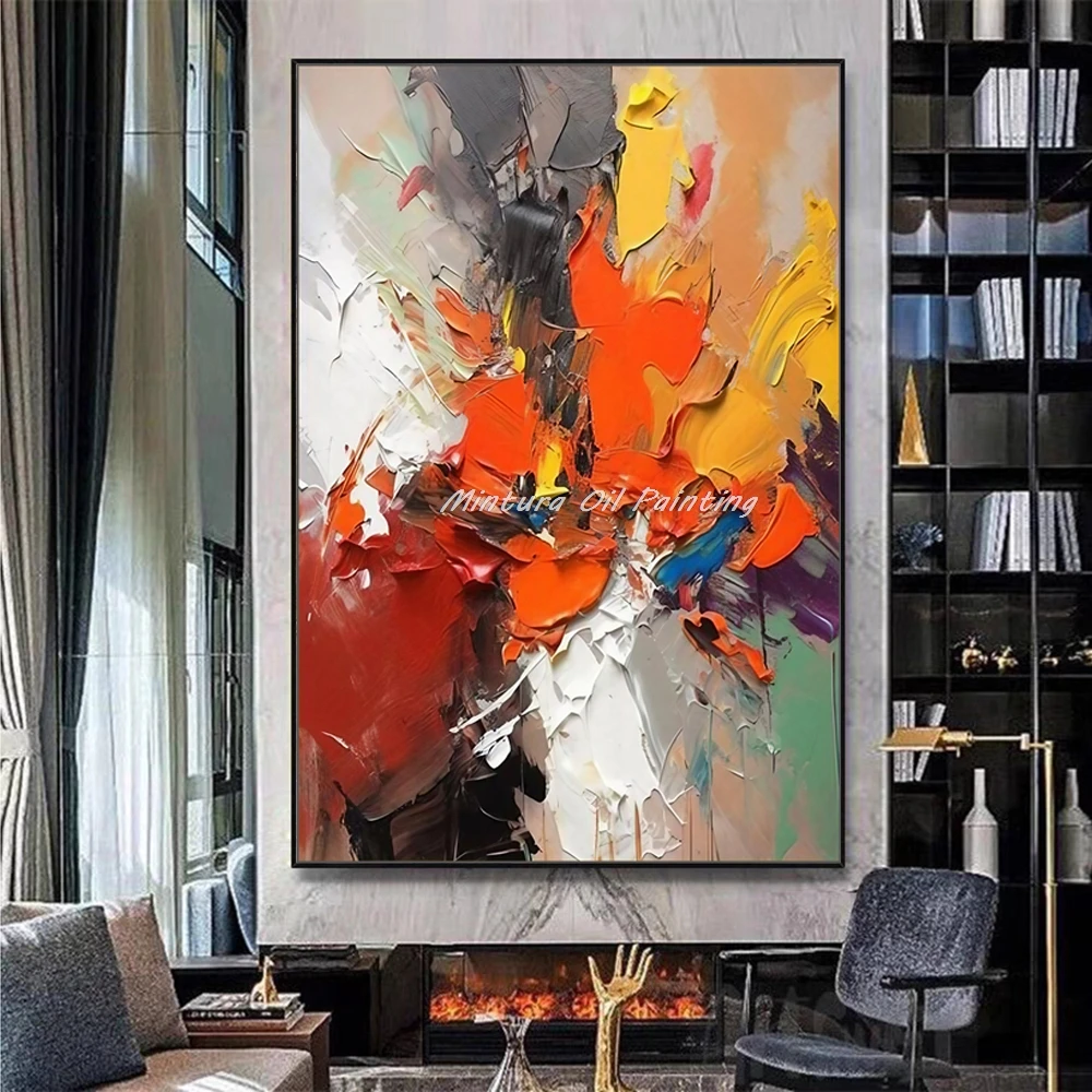 Mintura, нож ручной работы, цветной блок, картина маслом на холсте, декоративные постеры с абстрактной текстурой, настенная картина, современный домашний декор
Mintura, нож ручной работы, цветной блок, картина маслом на холсте, декоративные постеры с абстрактной текстурой, настенная картина, современный домашний декор