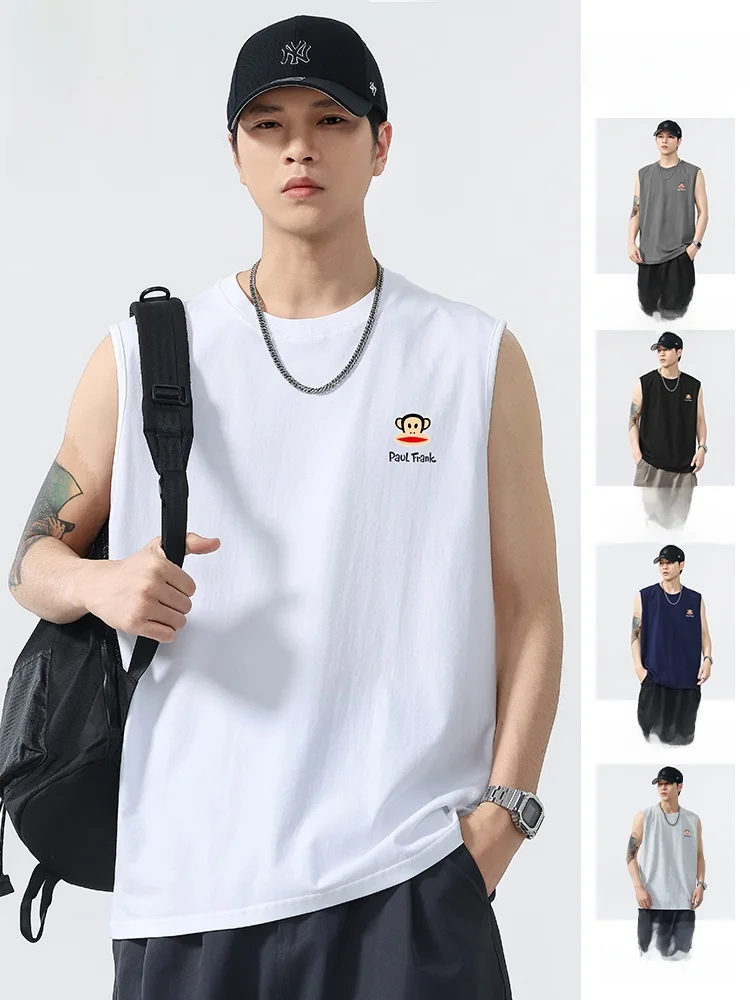 PaulFrank Summer Ultra-Thin Pure Cotton Svel Vest Men's Casual Loose Fit T-irt Sweat-ng round Ne Sweat Vest
PaulFrank Summer Ultra-Thin Pure Cotton Svel Vest Men's Casual Loose Fit T-irt Sweat-ng round Ne Sweat Vest