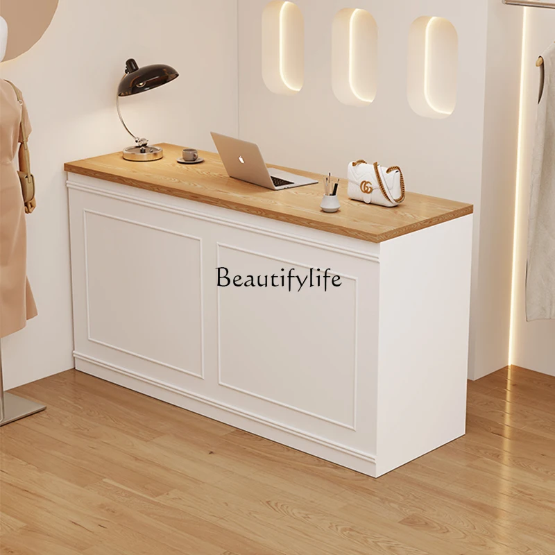 *Simple clothing store checkout page store small light luxury high sense front desk reception desk
*Simple clothing store checkout page store small light luxury high sense front desk reception desk