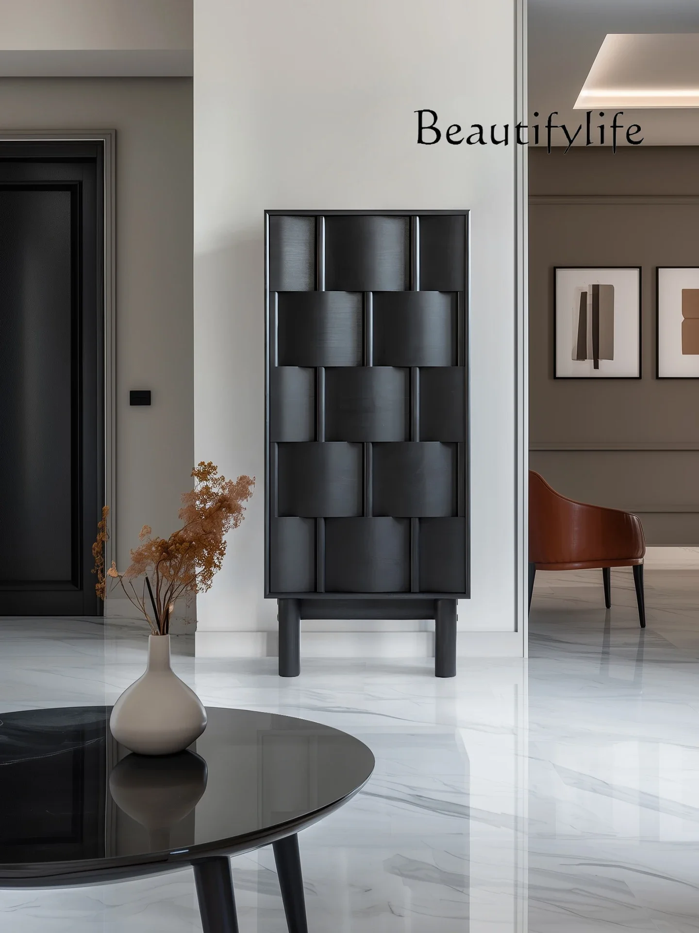 YY Solid Wood Wine Cabinet Italian Minimalist Designer Woven Art Dining Side Cabinet Locker Living Room
YY Solid Wood Wine Cabinet Italian Minimalist Designer Woven Art Dining Side Cabinet Locker Living Room