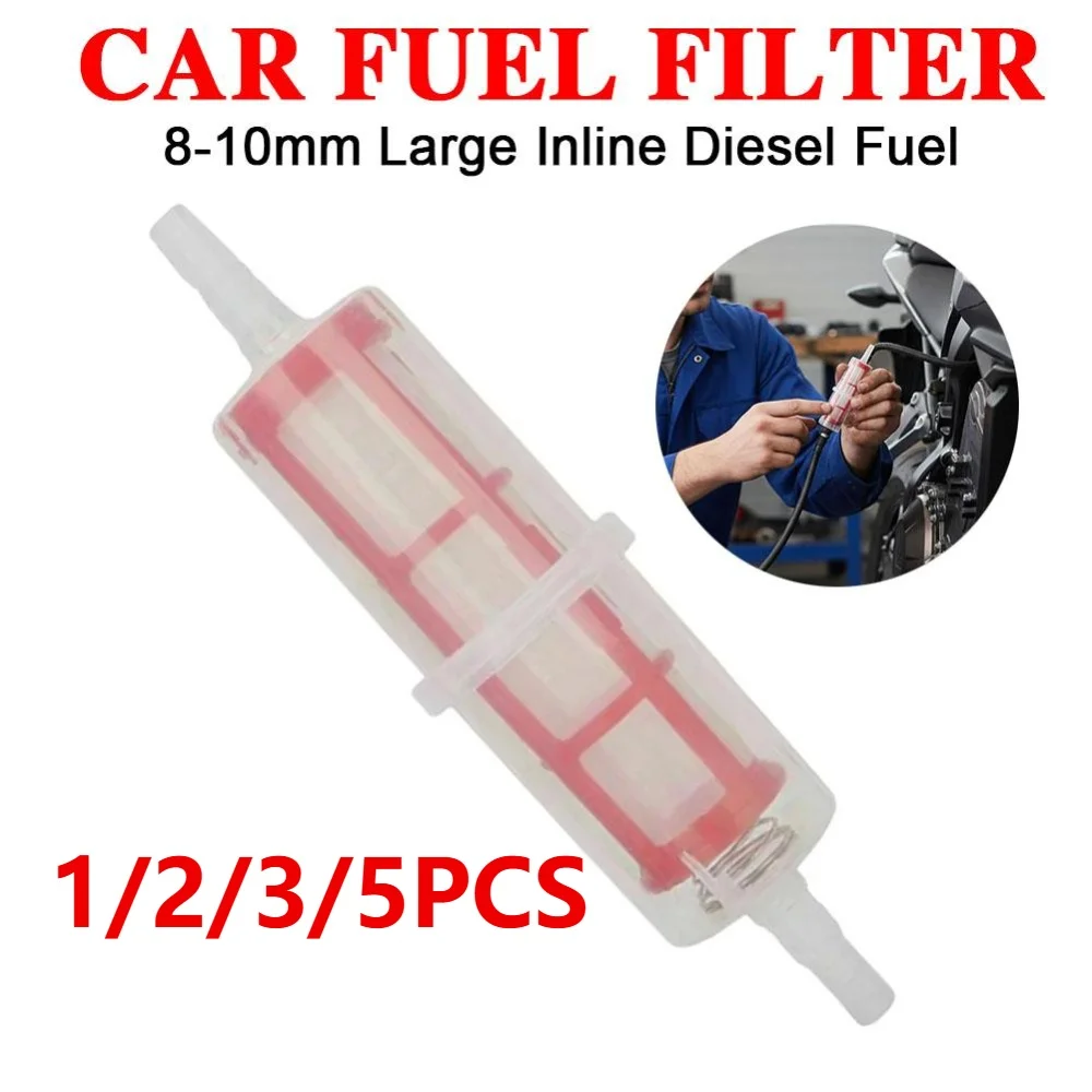 8-10mm Large Inline Diesel Fuel Filter, Universal Fuel Filter Effectively Filters Solid Impurities forCar,Motorcycle,Forklift
8-10mm Large Inline Diesel Fuel Filter, Universal Fuel Filter Effectively Filters Solid Impurities forCar,Motorcycle,Forklift