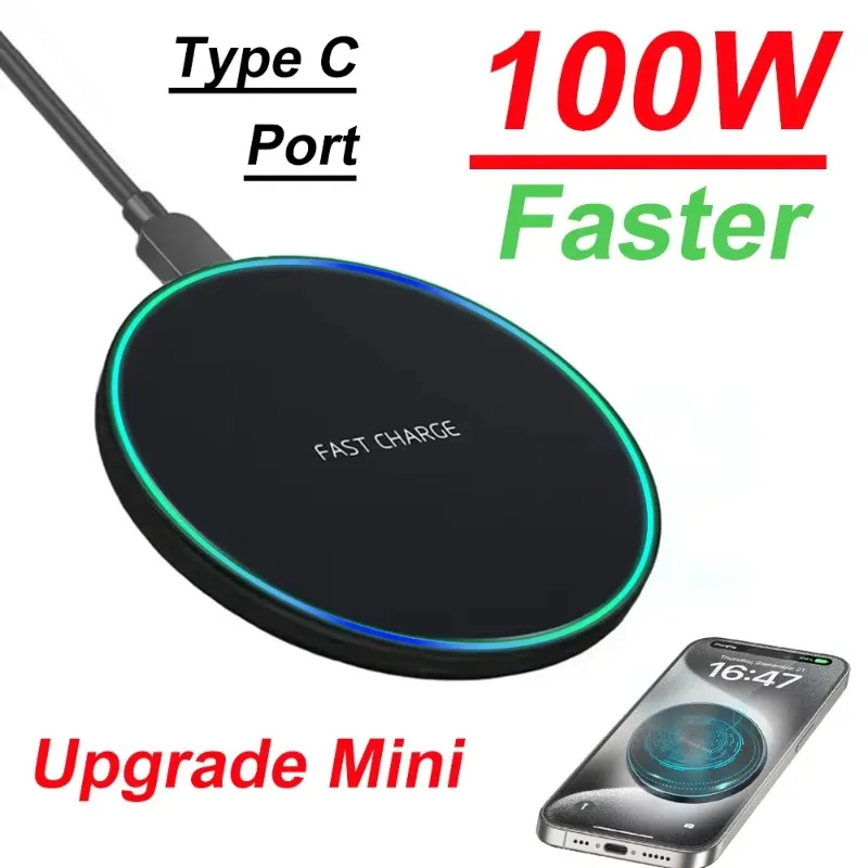 30W Mini Wireless Charger Pad LED Light Desktop For iPhone 17 16 15 14 13 Samsung S25 S24 Xiaomi AirPos Pro Fast Charger Station
30W Mini Wireless Charger Pad LED Light Desktop For iPhone 17 16 15 14 13 Samsung S25 S24 Xiaomi AirPos Pro Fast Charger Station