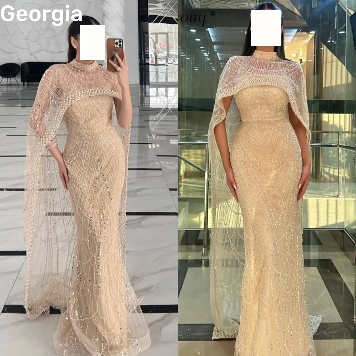 Dubai Luxury Evening Dress Customized A-Line Scoop Neckline Floor-Length Evening Dresses Woman Elegant Beadings Zipper Up Prom D
Dubai Luxury Evening Dress Customized A-Line Scoop Neckline Floor-Length Evening Dresses Woman Elegant Beadings Zipper Up Prom D