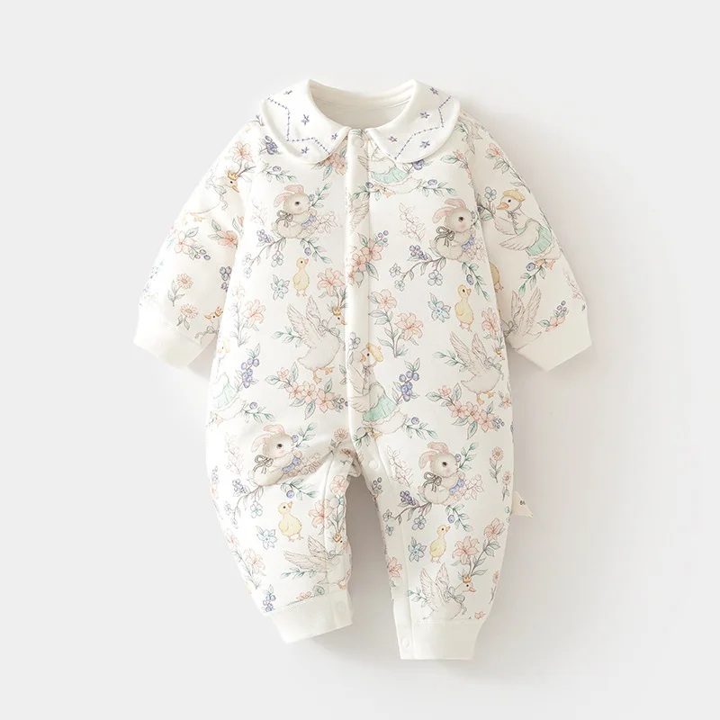 Baby Jumpsuit Baby Clothes Autumn and Winter New Quilted Baby Boy Pure Cotton Thickened Warm Romper Cotton Clothing Cotton Coat
Baby Jumpsuit Baby Clothes Autumn and Winter New Quilted Baby Boy Pure Cotton Thickened Warm Romper Cotton Clothing Cotton Coat