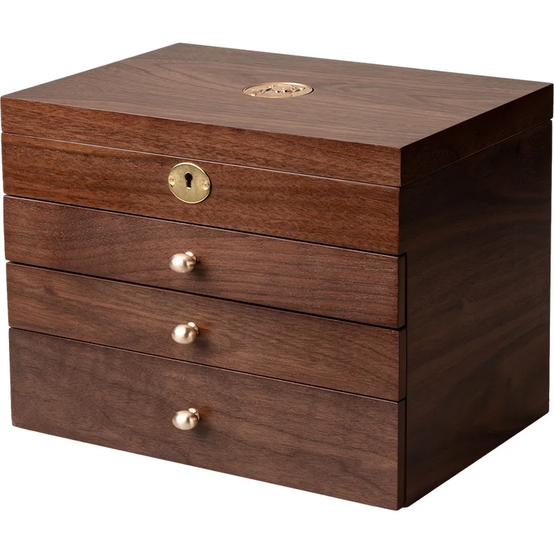 Jewelry box storage box solid wood high-end exquisite hand jewelry earrings necklace wedding gift large capacity with lock stora
Jewelry box storage box solid wood high-end exquisite hand jewelry earrings necklace wedding gift large capacity with lock stora
