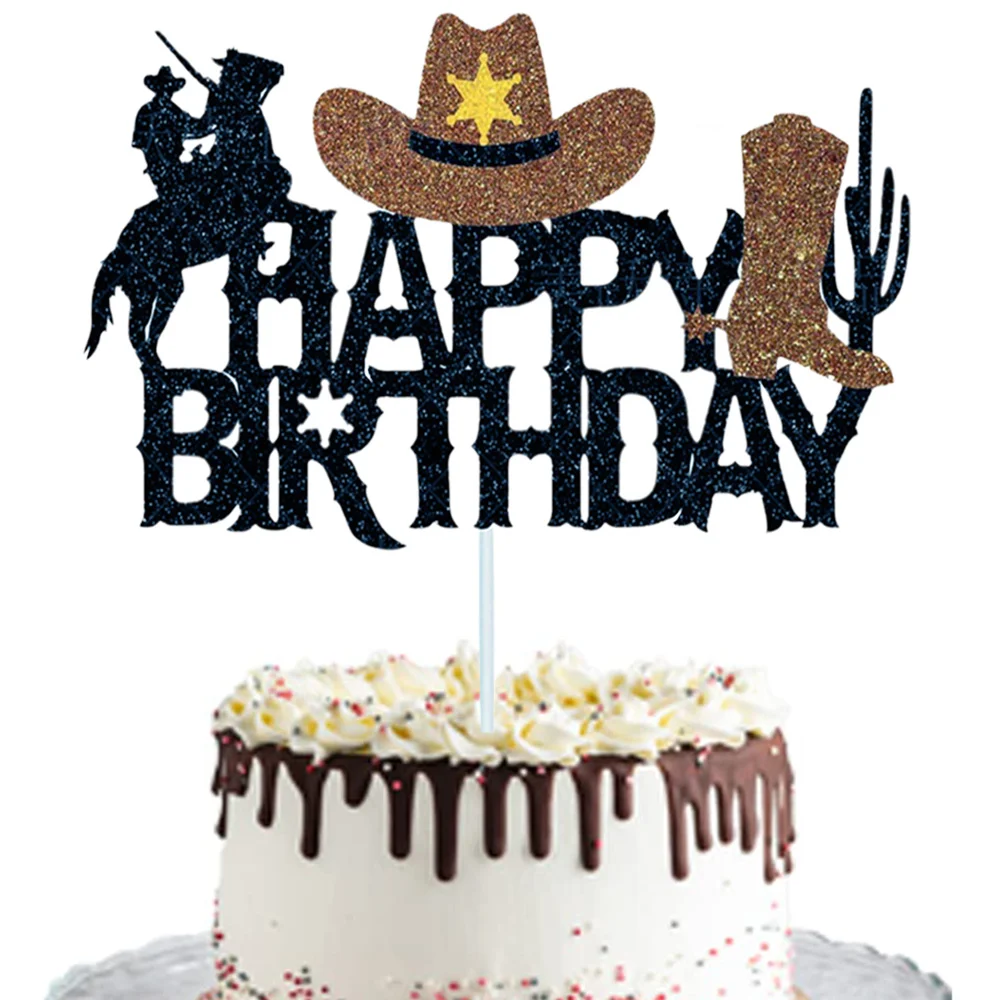 Happy Cowboy Birthday Cake Decoration Shining Cowboy Happy Birthday Cake Decor Boys and Girls Cowboy Theme Birthday Decoration
Happy Cowboy Birthday Cake Decoration Shining Cowboy Happy Birthday Cake Decor Boys and Girls Cowboy Theme Birthday Decoration