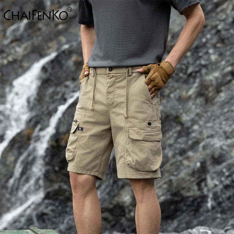 Mens Summer Cotton Army Tactical Cargo Shorts New Fashion Khaki Multi-pocket Casual Short Pants Loose Military Shorts Men
Mens Summer Cotton Army Tactical Cargo Shorts New Fashion Khaki Multi-pocket Casual Short Pants Loose Military Shorts Men