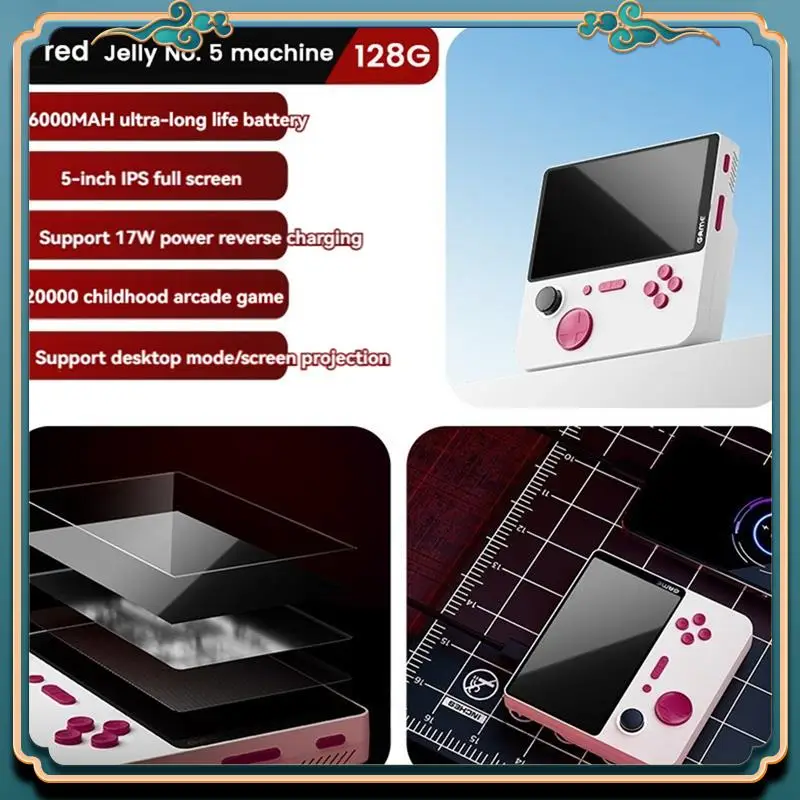 Новейшая портативная игровая консоль E5, 128G, 20000 игр, 5 дюймов, HD, игровая консоль в стиле ретро, 6000 мАч, поддержка 13 эмуляторов
Новейшая портативная игровая консоль E5, 128G, 20000 игр, 5 дюймов, HD, игровая консоль в стиле ретро, 6000 мАч, поддержка 13 эмуляторов