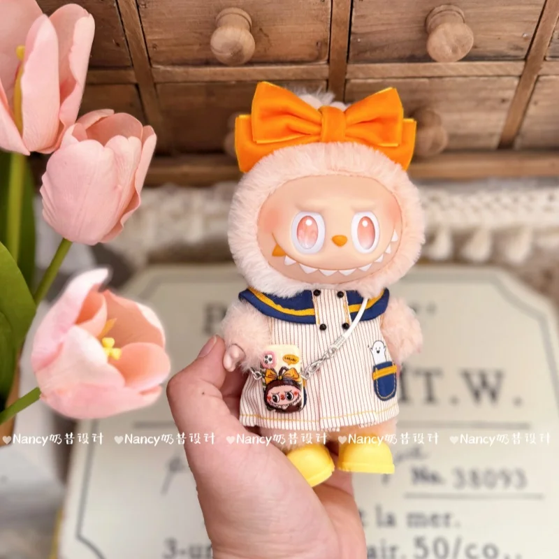 For 15/17cm Labubu Clothes Sitting Party Vinyl Dolls Retro Style Sets Trendy Diy Accessories Small Fragrant Summer Set Dress
For 15/17cm Labubu Clothes Sitting Party Vinyl Dolls Retro Style Sets Trendy Diy Accessories Small Fragrant Summer Set Dress