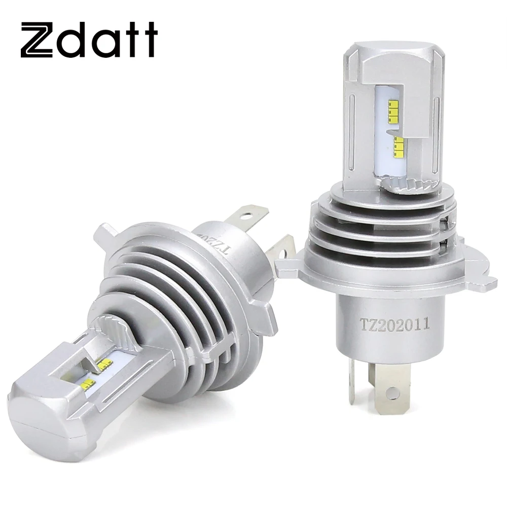 ZDATT H4 Светодиодная лампа для фар 6000K 12V Mini Canbus 80W H4 светодиодные фары для автомобилей мотоциклов 6500K CSP чипы 9003 HB2 дальний/ближний свет
ZDATT H4 Светодиодная лампа для фар 6000K 12V Mini Canbus 80W H4 светодиодные фары для автомобилей мотоциклов 6500K CSP чипы 9003 HB2 дальний/ближний свет
